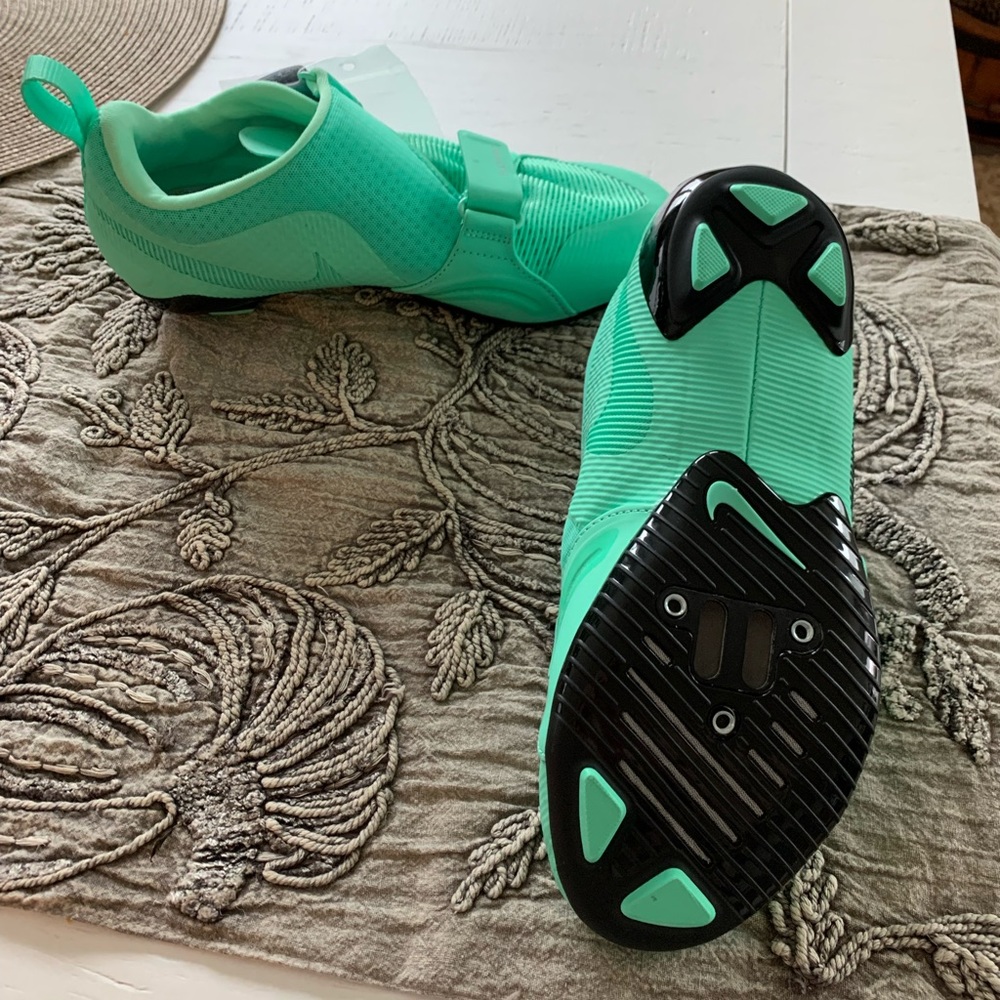 Nike SuperRep Cycle Shoes Green Glow - Worn Once SPD Clip In - Picture 9 of 11